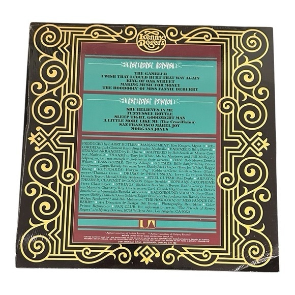 Kenny Rogers The Gambler Vinyl With Poster 1978 - Picture 2 of 11